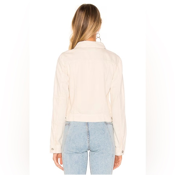Free People x We the Free Rumors Denim Jacket in Ivory - Picture 3 of 4
